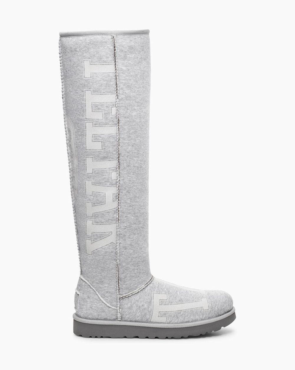 Ugg X Telfar Fleece - Mens Tall Boots - Grey - NZ (6870LYJEK)